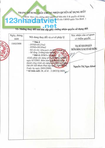 Nhà mặt tiền đường Trần Hưng Đạo Quận.Tân Phu 4.5 x21 4 tầng giá 14.9 tỷ - 2