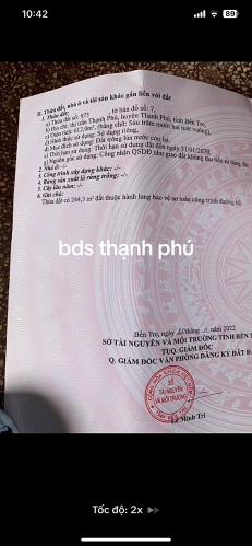 Bán đất khu vực huyện lộ 25, Thạnh Phú, Bến Tre cách khu dân cư 300m. - 1