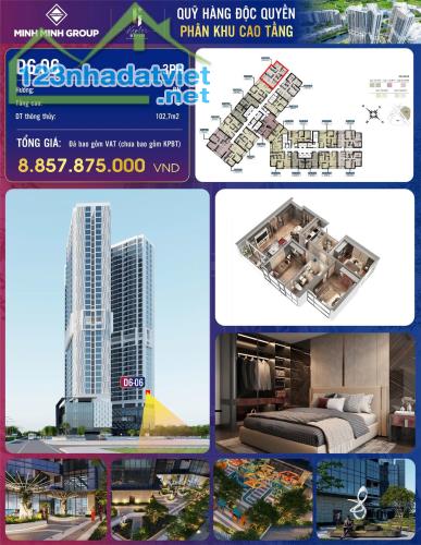 MỞ BÁN CĂN HỘ CAO CẤP FULL NỘI THẤT, TẦNG THẤP, DIỆN TÍCH 103M2 THIẾT KẾ 3 PHÒNG NGỦ VỚI