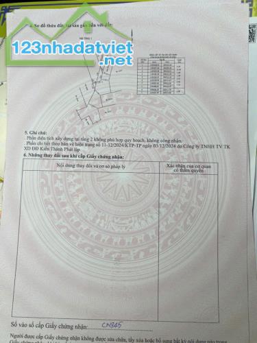 BÁN NHÀ 2 TẦNG, HXH, HOÀN CÔNG ĐỦ, NGAY ĐOÀN GIỎI, SƠN KỲ, TÂN PHÚ - 2