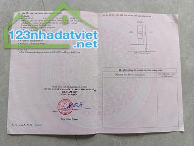 CẦN BÁN 2 LÔ ĐẤT ĐẸP GIÁ TỐT TẠI THANH HOÁ – SỔ SÁCH ĐẦY ĐỦ – PHÁP LÝ RÕ RÀNG - 2