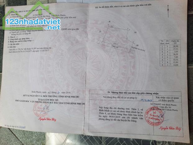 Bán 200m Đất Mặt Tiền Đường, Sâu 30m Của 3 Lô Đất Tại Xã Bình Minh, Huyện Bù Đăng, Tỉnh - 2