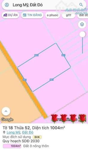 Thị trấn Phước Hải 🌈🌈🌈dt 1000m2-ngang 25x40 sẵn 400m2 - 2