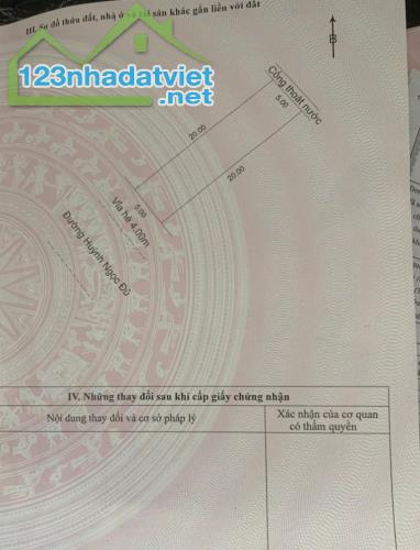 Bán đất đường Huỳnh Ngọc Đủ Hòa Xuân Đà Nẵng, gần Lê Quảng Chí, giá 5 tỷ 1 tl