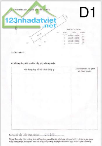 ĐẤT NỀN THỔ CƯ THỊ TRẤN PHƯỚC HẢI - CÒN 1 LÔ DUY NHẤT - 1