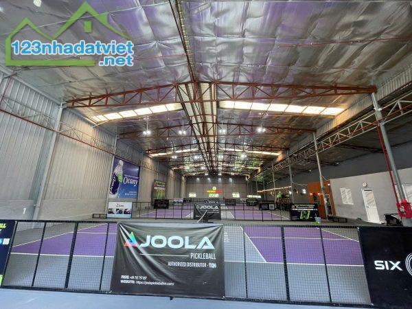 Thủ Đức  ! Sang nhượng sân pickleball DT : 1500m2 , có 5 sân , mái che và Quán Cafe + 2