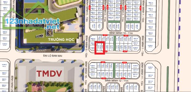 Bán Shophouse Đại Lộ Ban Mai Vinhomes Wonder City, Gần Vinschool, Vị trí vàng giá tốt