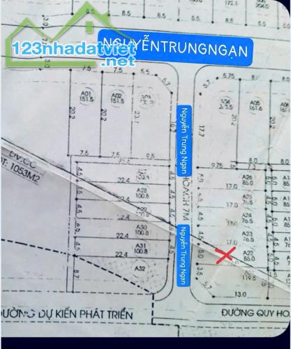 Bán đất 85m2 KQH Thôn thượng 3, ngay đường Nguyễn Trung Ngạn, phường Thuỷ Xuân, TP Huế