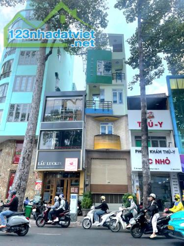 Bán Nhà Mặt Tiền Số: 386 Nguyễn Chí Thanh, Phường 5, Quận 10. Hầm + 5 Tầng, Nhà Nở Hậu Đẹp