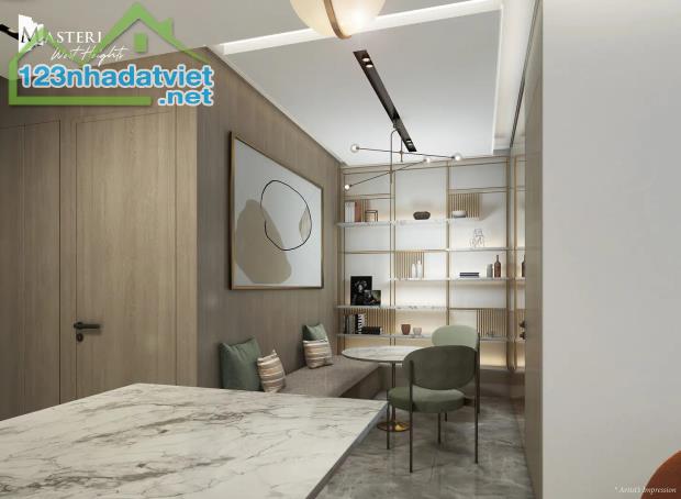 Masteri West Hight - 2 PHÒNG NGỦ - 62m2 Bếp Giấu - Sẵn Sổ Giao Dịch Ngay Chỉ 4.8 TỶ - 1