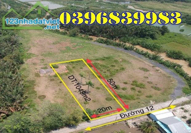 ⭐Chính chủ bán đất MT đường12, huyện Nhà Bè, Tp Hồ Chí Minh. 9,5tỷ, 0396839983
