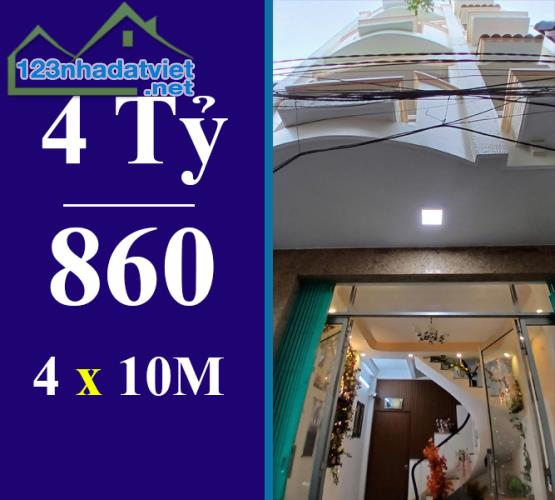BÁN NHÀ QUẬN 7 PHƯỜNG TÂN QUY DƯỚI 5 TỶ, 4 TẦNG, CÓ THU NHẬP 20TR/TH