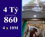 BÁN NHÀ QUẬN 7 PHƯỜNG TÂN QUY DƯỚI 5 TỶ, 4 TẦNG, CÓ THU NHẬP 20TR/TH