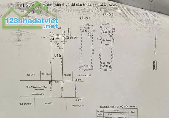 Bán nhà HXH HT 02 ,Hiệp Thành ,Q12,nhà đẹp  3Tx65m2 .Giá chỉ 5.2 tỷ (TL) - 5