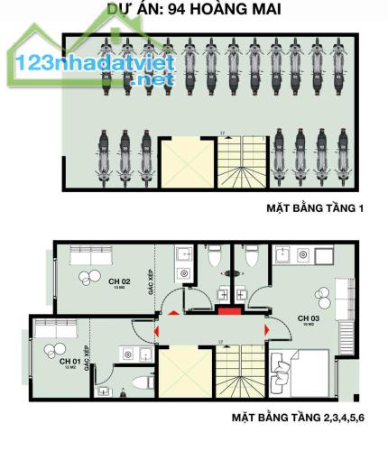 Bán nhà mới xây 7 tầng thang máy tại Hoàng Mai 15 phòng DV  full nội thất, đầu tư bền vững - 3