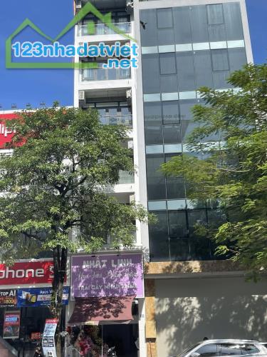 Bán tòa VP mặt phố Hoàng Văn Thái, 105m2, 9 tầng 1 hầm thang máy, mặt tiền 6m, nhỉnh 55