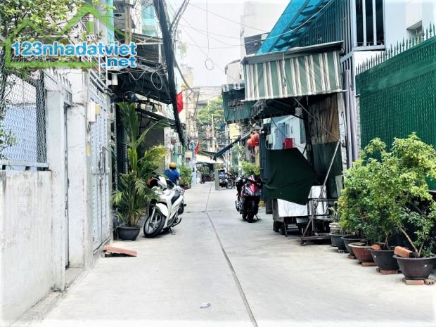 NHỈNH 7.5 TỶ - HẺM XE HƠI THÔNG CMT8 QUẬN 10 - DT 5.7x8M 4 LẦU 3PN LỚN TIỆN MỞ VP CTY/SPA