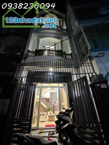NHÀ 4 LẦU ĐẸP, HẺM LỚN 6M, NGAY TRƯƠNG TÔ NGỌC VÂN, GIÁ TỐT 4.65T, - 1