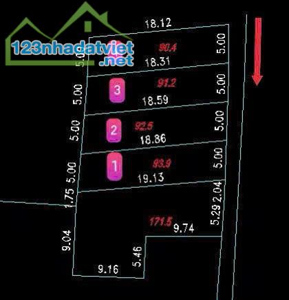 Bán đất Vĩnh Lộc – Thư Phú – Thường Tín 92.5m², gần chợ, giá chỉ 2x triệu/m² - 2