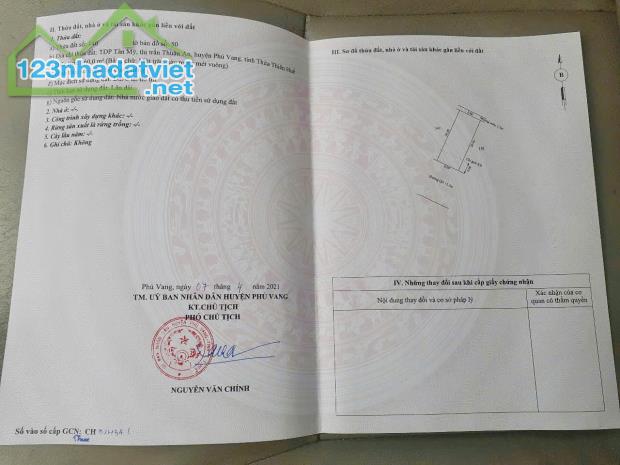 BÁN ĐẤT 160M2 KQH TÂN MỸ, PHƯỜNG THUẬN AN, TP HUẾ, GIÁ RẺ NHẤT THỊ TRƯỜNG, CHỈ 10,8 TR/M2 - 2
