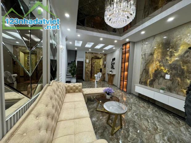 Chính chủ bán gấp nhà Võ Thị Sáu, Trần Khát Trân 45m 7 Tầng Thang máy, ÔTô. giá chỉ hơn - 2