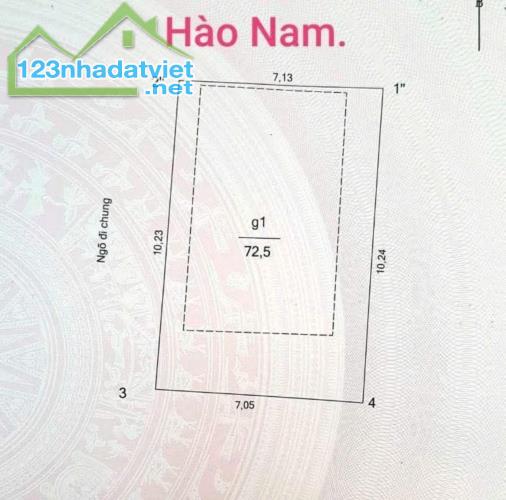 BÁN NHÀ HÀO NAM 73M² 4 TẦNG MT 15M GIÁ 20.5 TỶ  KINH DOANH ĐỈNH - 3