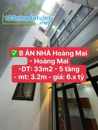 BÁN NHANH NHÀ 5 tầng Hoàng Mai - Quận Hoàng Mai -  TIỆN ÍCH BẠT NGÀN