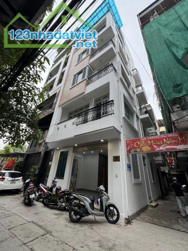 BÁN NHÀ KIM GIANG - LÔ GÓC - 7 TẦNG THANG MÁY- Ô TÔ TRÁNH- 55m² x 7 T