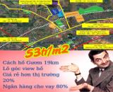 LÔ GÓC VIEW HỒ 7.2 HA - DA TỪ SƠN GARDEN – CHỈ 53 TR/M2 – RẺ HƠN 20% - DUY NHẤT 2 CĂN