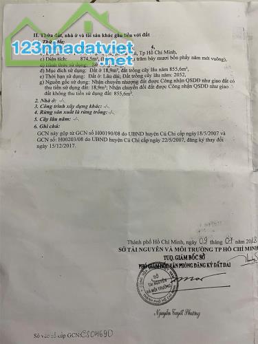 CHÍNH CHỦ Cần Bán Nhanh Lô Đất Thổ Cư 2 Mặt Tiền Võ Văn Điều Tại Huyện Củ Chi, TP HCM - 1