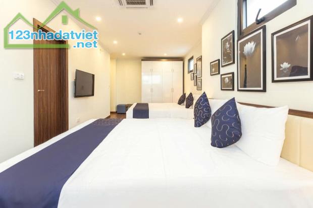BÁN TÒA KHÁCH SẠN PHỐ TRẦN DUY HƯNG - 160M² x 7T THANG MÁY - DÒNG TIỀN 200TR/TH - GIÁ 61 - 2