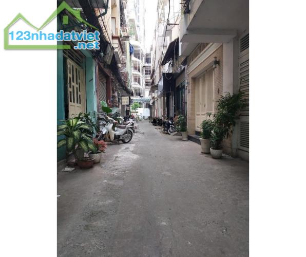 BÁN NHÀ MẶT TIỀN CẬN 5 TẦNG, HẺM Ô TÔ 5m THÔNG, NGAY VÒNG XOAY CỐNG QUỲNH Q1 - 4x14m, GIÁ - 4