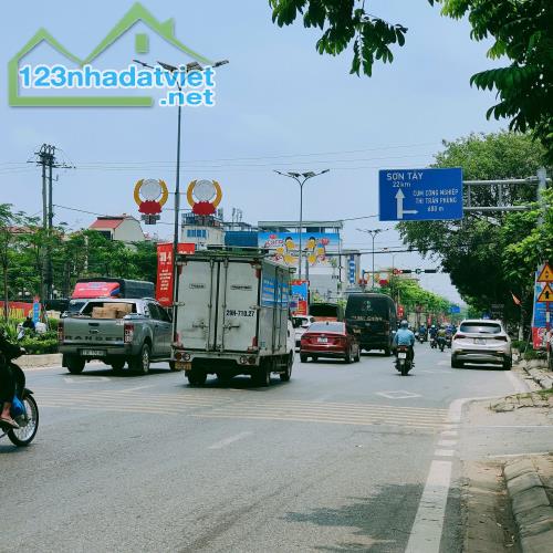 Bán đất  thị trấn Phùng,diện tích 70m2,mặt tiền5m,đường ô tô ,2 thoáng trước sau - 1