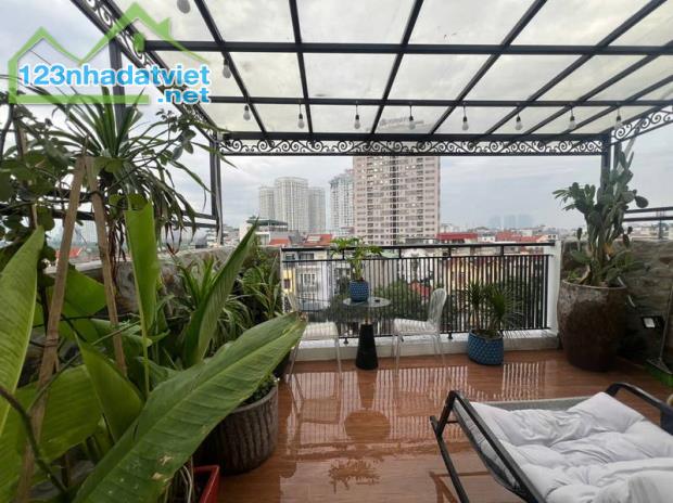VÍP, HOA HẬU CHÂN DÀI - 8 TẦNG THANG MÁY - HOÀNG CẦU - OTO TRÁNH - VỈA HÈ , KINH DOANH - - 4
