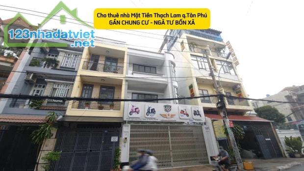 Cho thuê nhà mặt tiền Thạch Lam 144m², 2 Lầu - NGANG 8M - GẦN CHUNG CƯ