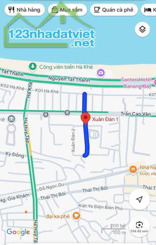 Bán nhà Cấp 4 (kiệt 4m) Xuân Đán 1, Thanh Khê - Gần Biển - DTSD 72m2, Giá 3.50 tỷ TL - 2