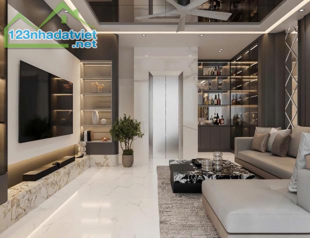 HƠN 8 TỶ, NHÀ MỚI KOONG PHỐ HỒNG TIẾN 40M, 6T, MT5M, THANG MÁY, 10M RA Ô TÔ TRÁNH. - 5