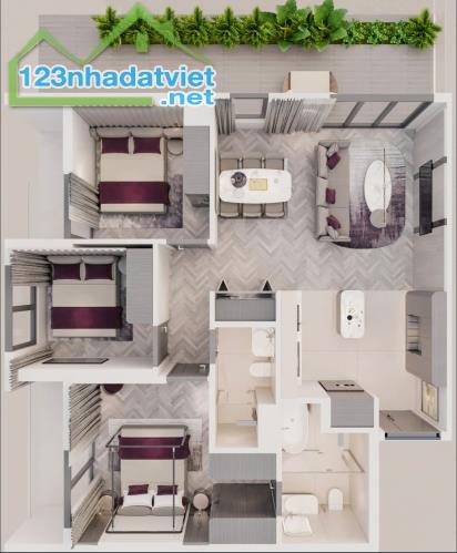 Căn hộ 3PN 71.4m² – đón đầu trung tâm mới của Quảng Bình – Quảng Trị. Vị trí chiến lược – - 3