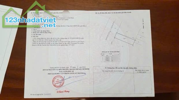 Bán đất  có trọ sẳn 6 phòng, DT 90m2, Giá 830triệu, SHR