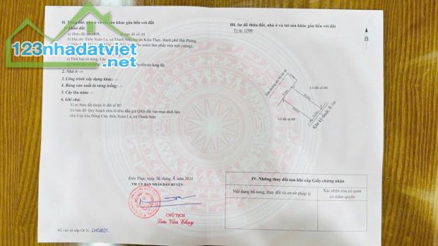 ❌❌❌ Bán lô B7 B8 đấu giá Đợt 2 Xuân La - Thanh Sơn - Kiến Thuỵ - 1