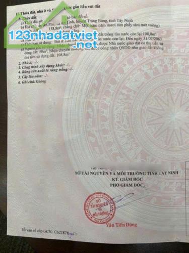 Thiếu tiền Chủ Cần Bán nhanh Căn nhà ở AnKhương AnTịnh TrảngBàng 158m2 sổ Hồng riêng 410t - 5