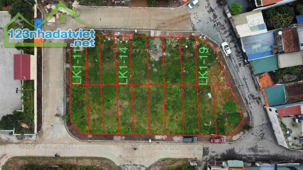 bán đất đấu giá chúc sơn chương mỹ 80m giá chúng thầu 86.496.000 đồng /m2