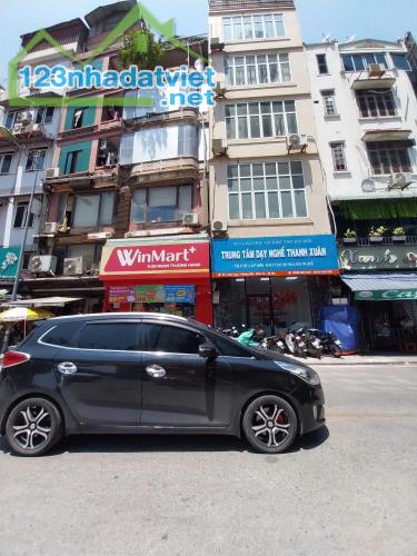 CHÍNH CHỦ Bán nhà Hoàng Mai MẶT PHỐ 61m 7 Tầng - Vỉa hè - KINH DOANH Ô Tô Tránh - Nhà mới