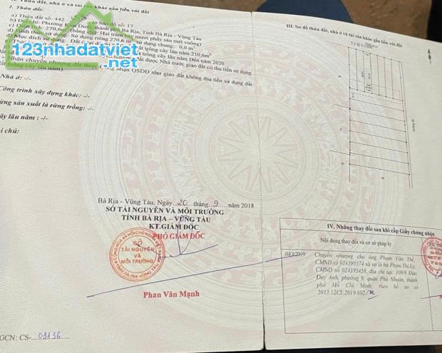 🏡 BÁN ĐẤT MẶT TIỀN QL51 – PHƯỜNG KIM DINH – TP. BÀ RỊA 🏡 - 2