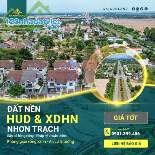 Đầu tư đất nền  tại Nhơn Trạch - Khu đô thị liền kề Sân Bay và Cảng Biển với tài chính từ - 3