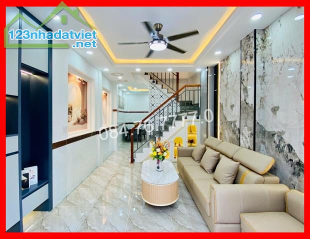BÁN NHÀ HXH 4 TẦNG, 4PN, 4WC - QUANG TRUNG, GÒ VẤP - 5.7 TỶ - 33M2 - NHÀ MỚI ĐẸP - LIỀN