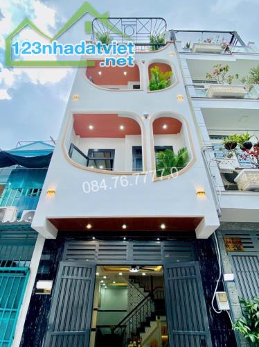 BÁN NHÀ HXH 4 TẦNG, 4PN, 4WC - QUANG TRUNG, GÒ VẤP - 5.7 TỶ - 33M2 - NHÀ MỚI ĐẸP - LIỀN - 1