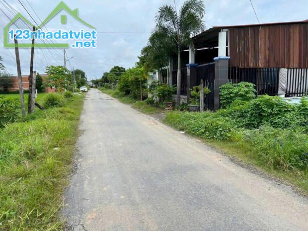 Bán Miếng Đất Mặt Tiền Nhựa Thị Trấn Đức Hoà,145m2 full thổ cư ,SHR Công Chứng Ngay.