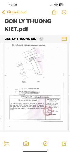 BÁN NHÀ 1 TRỆT 1 LẦU 55,7M2, 2PN, DÒNG TIỀN 18TR/THÁNG HẺM 6M TẠI Đ.LÝ THƯỜNG KIỆT, P.15,