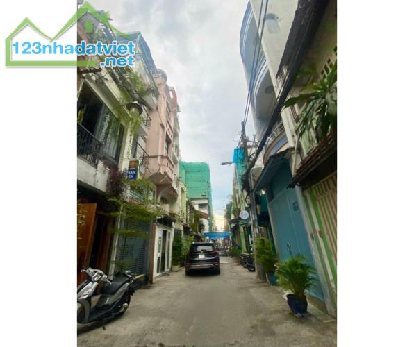 BÁN NHÀ 5 TẦNG, HẺM XE HƠI 5m THÔNG, NGAY BỘ CÔNG AN Q1 - 4x16m, GIÁ 12.8 TỶ